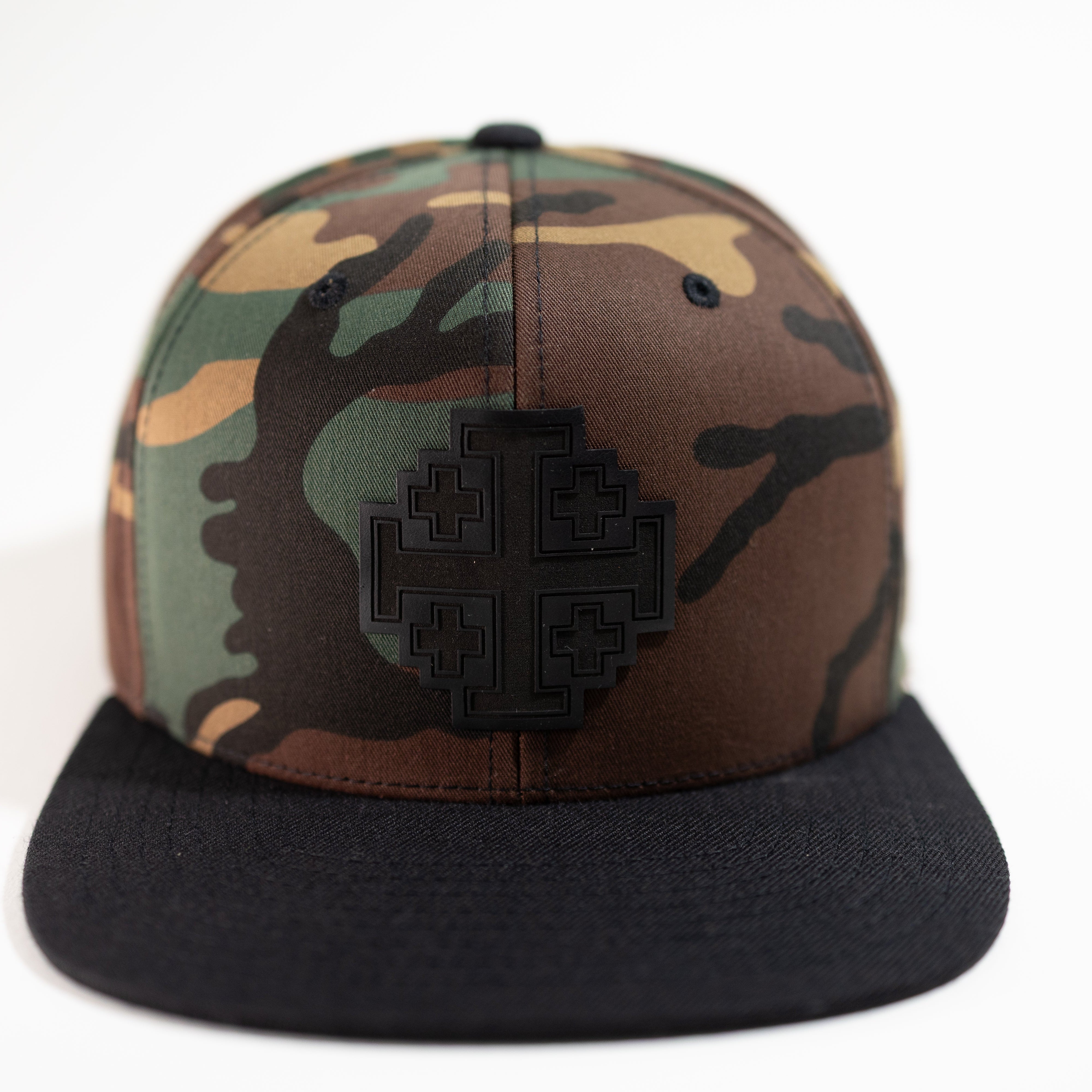 Jerusalem Cross — Blackout (Camo / Black Bill)