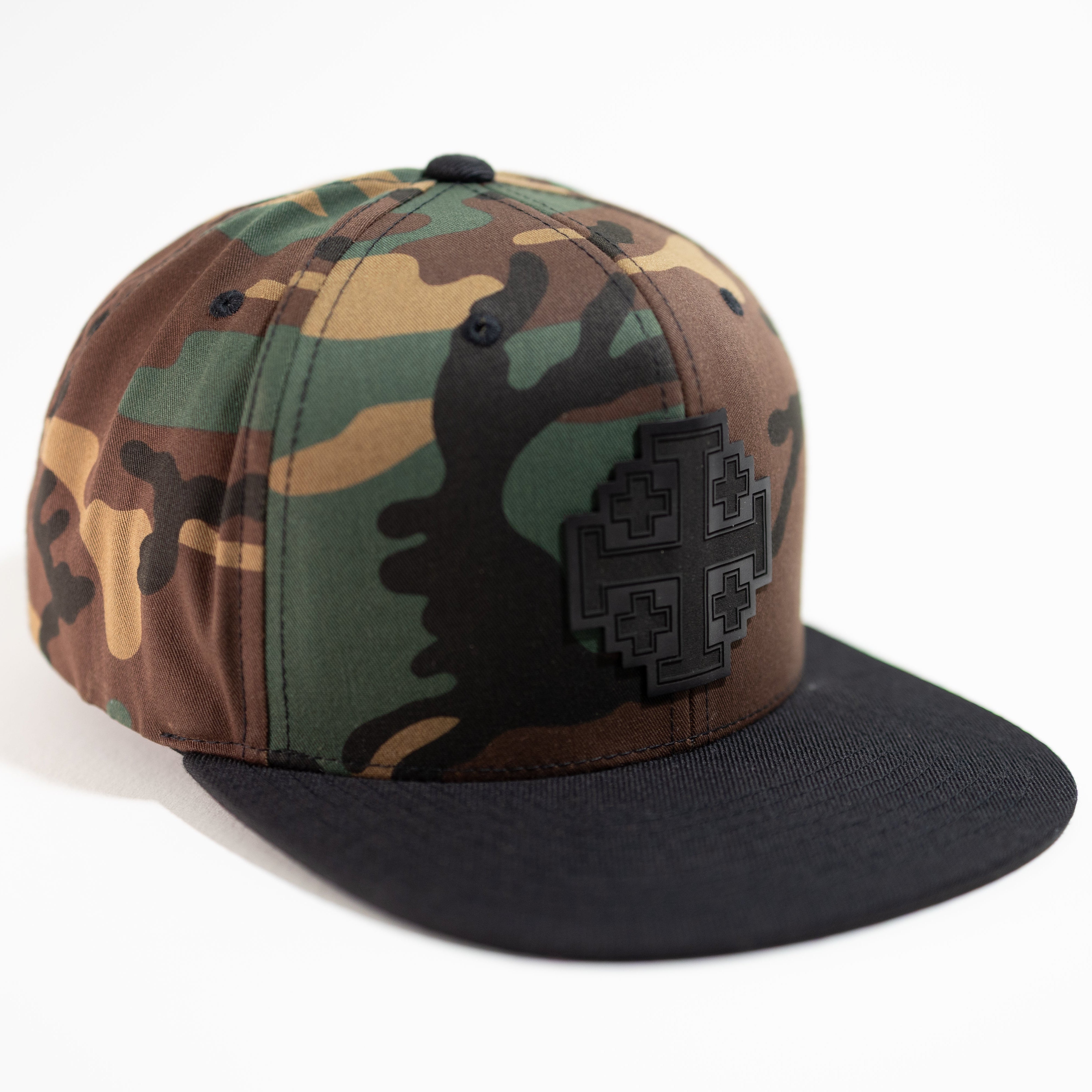 Jerusalem Cross — Blackout (Camo / Black Bill)
