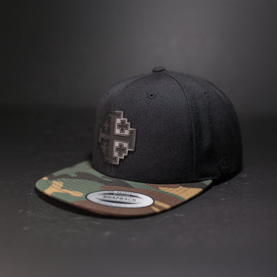 Jerusalem Cross — Blackout (Black / Camo Bill)