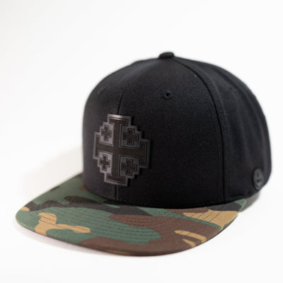Jerusalem Cross — Blackout (Black / Camo Bill)
