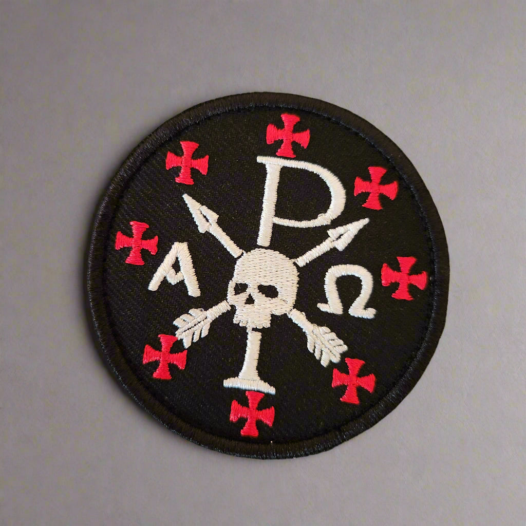 Kingdom Defense – 3" Embroidered Chi Rho Patch