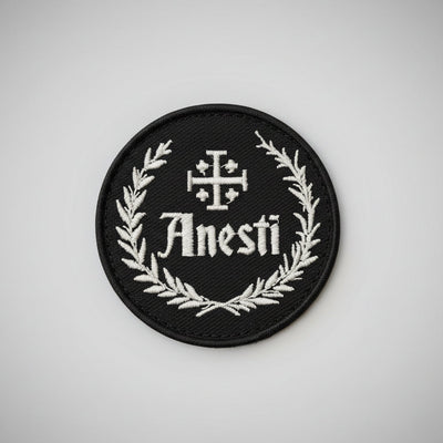 Anesti – Crest Embroidered Patch (3" Round)