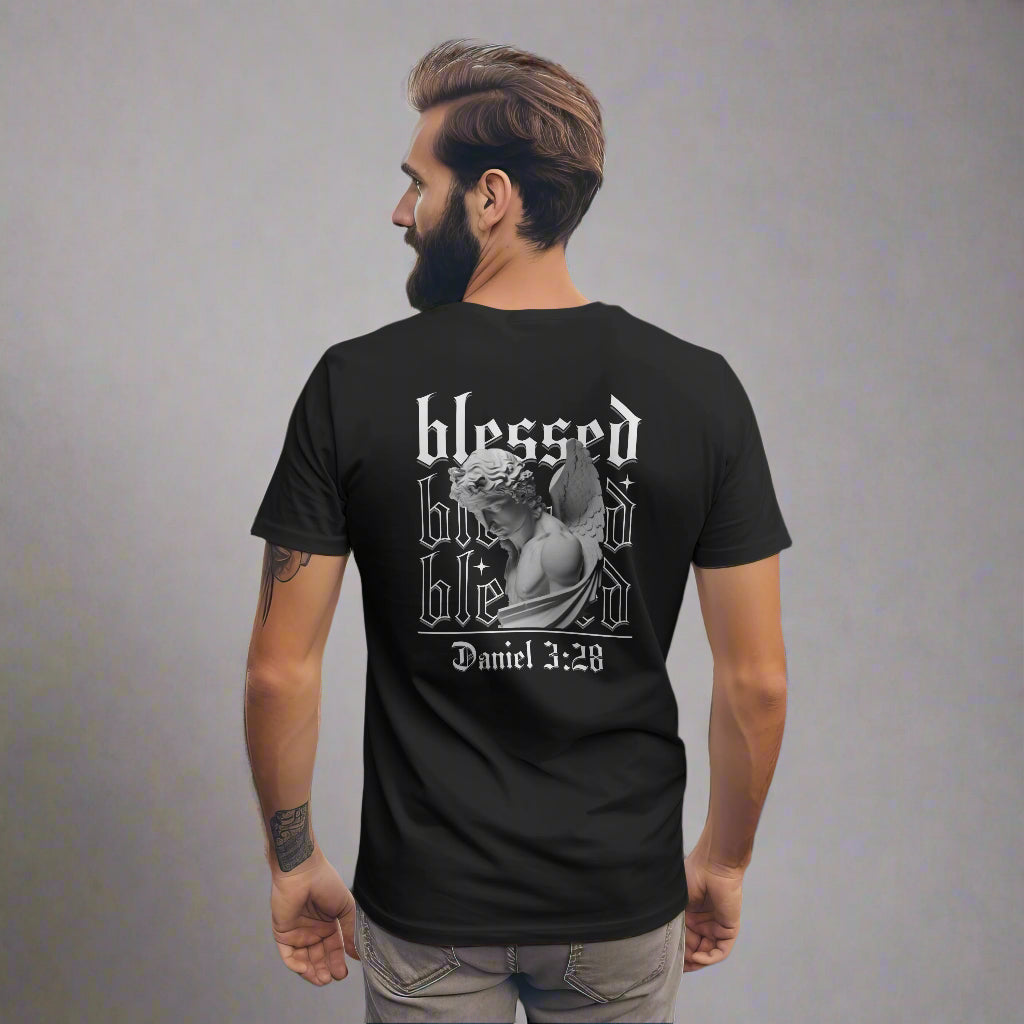 Blessed, Daniel 3:28 T-Shirt image 2