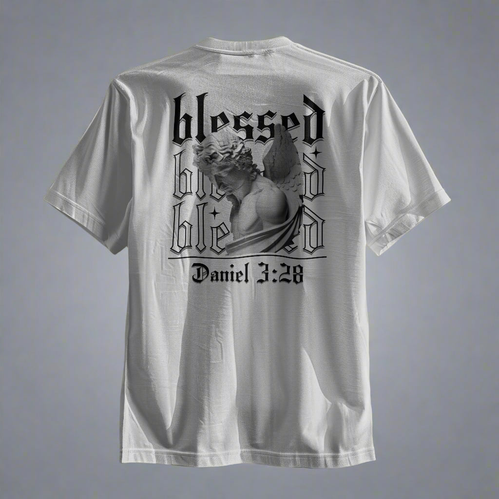 Blessed, Daniel 3:28 T-Shirt image 5