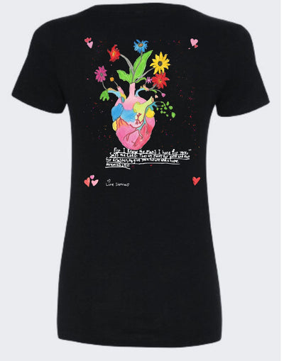 “Beautiful Heart” Limited Edition Women’s V-Neck — Front Heart Variant