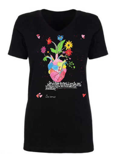 “Beautiful Heart” Limited Edition Women’s V-Neck Tee