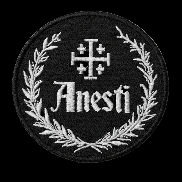 Anesti – Crest Embroidered Patch (3" Round)