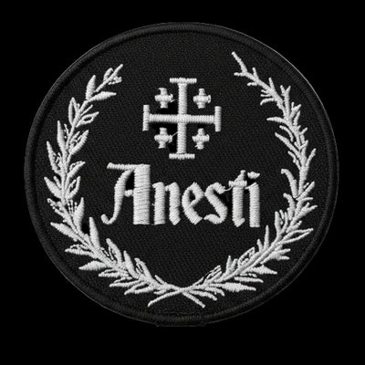 Anesti – Crest Embroidered Patch (3" Round)