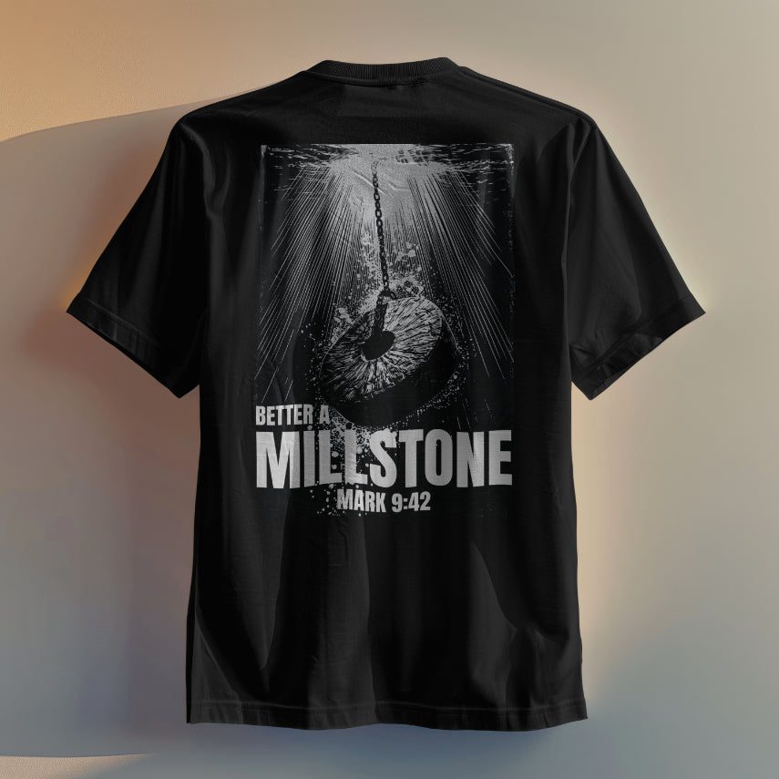 Millstone tee — back print